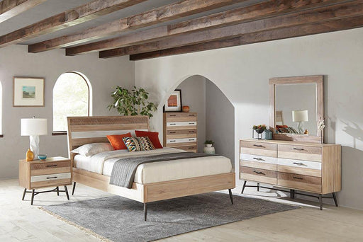 Marlow 5-piece Eastern King Bedroom Set Rough Sawn Multi image