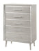 Ramon 5-drawer Chest Metallic Sterling image