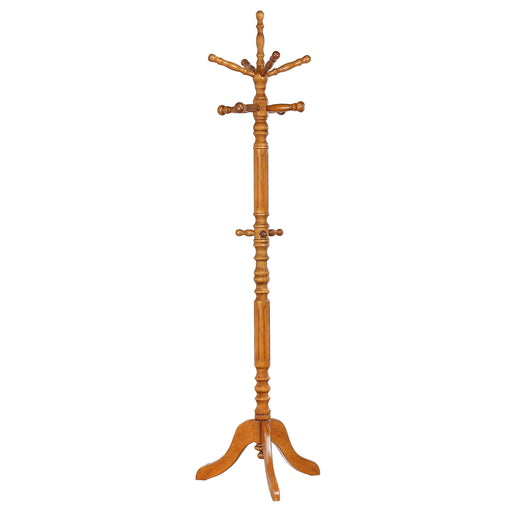 Achelle Coat Rack with 11 Hooks Golden Brown image