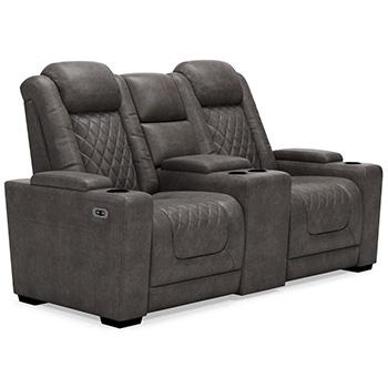 HyllMont Power Reclining Loveseat with Console