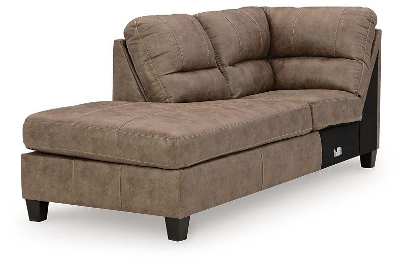 Navi 2-Piece Sectional Sofa Sleeper Chaise