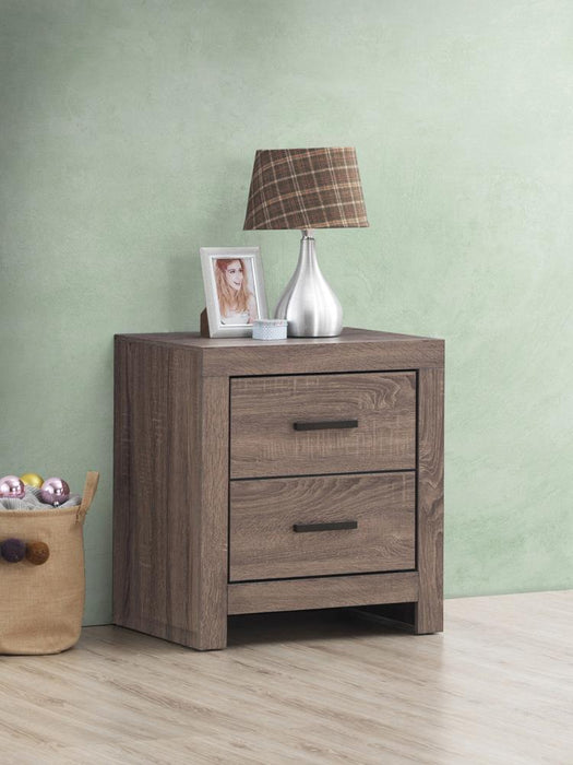 Brantford 2-drawer Nightstand Barrel Oak